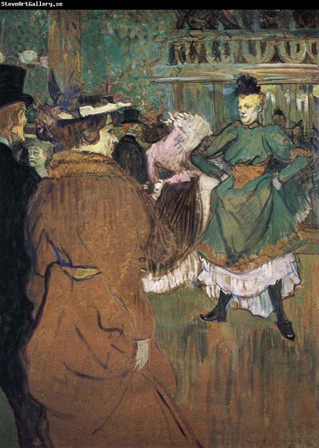 Henri  Toulouse-Lautrec Le Depart du Qua drille au Moulin Rouge